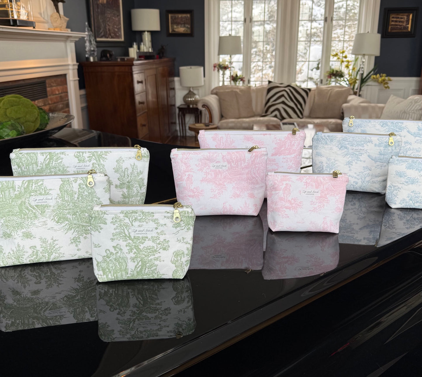 Box bottom pouches