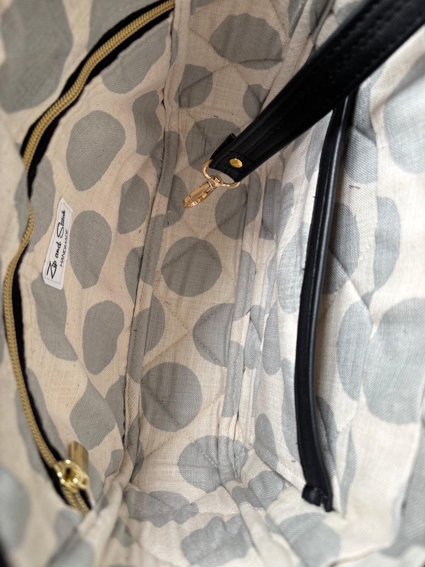 Vegan Leather Tote Bag
