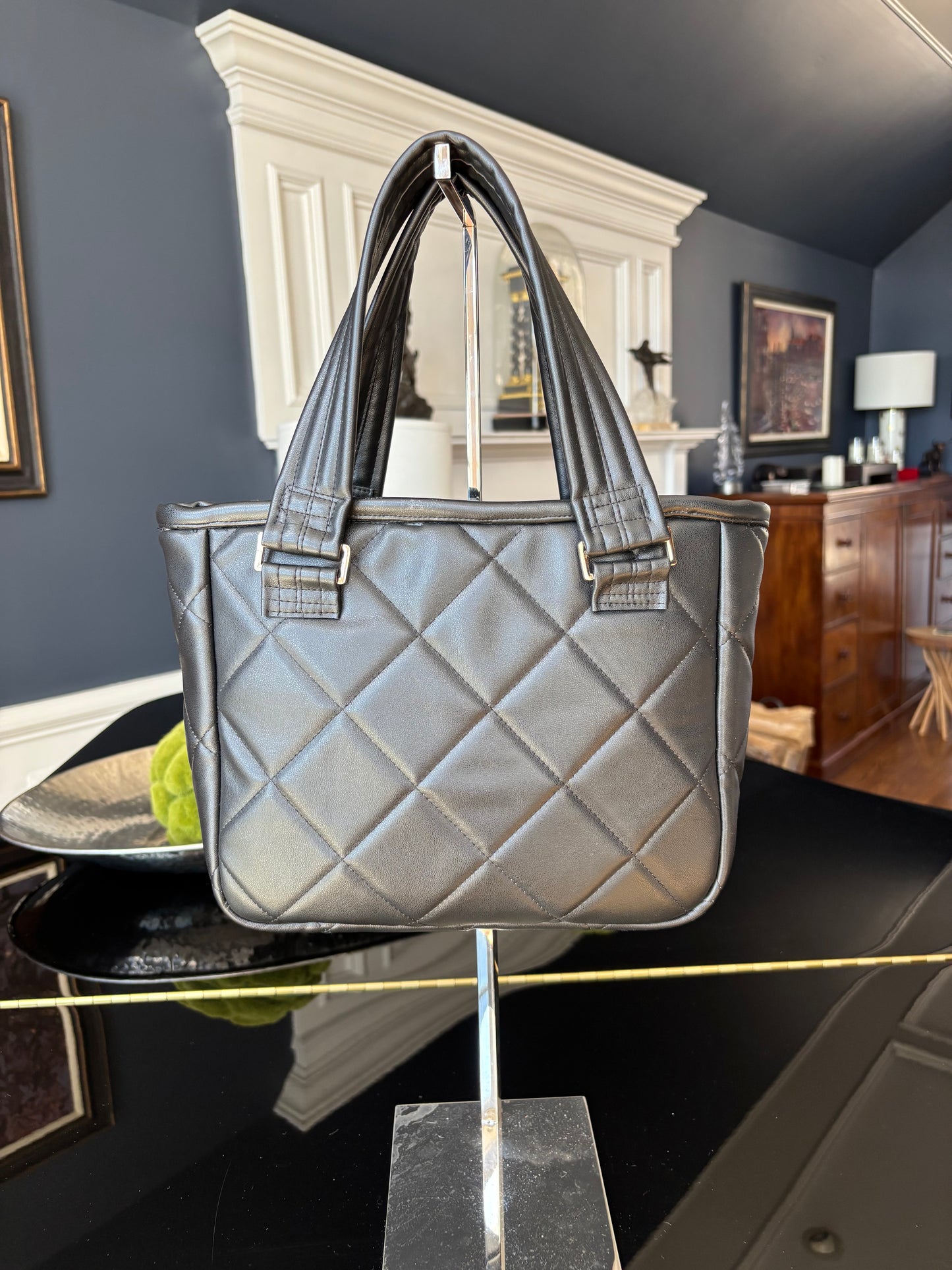Vegan Leather Tote Bag