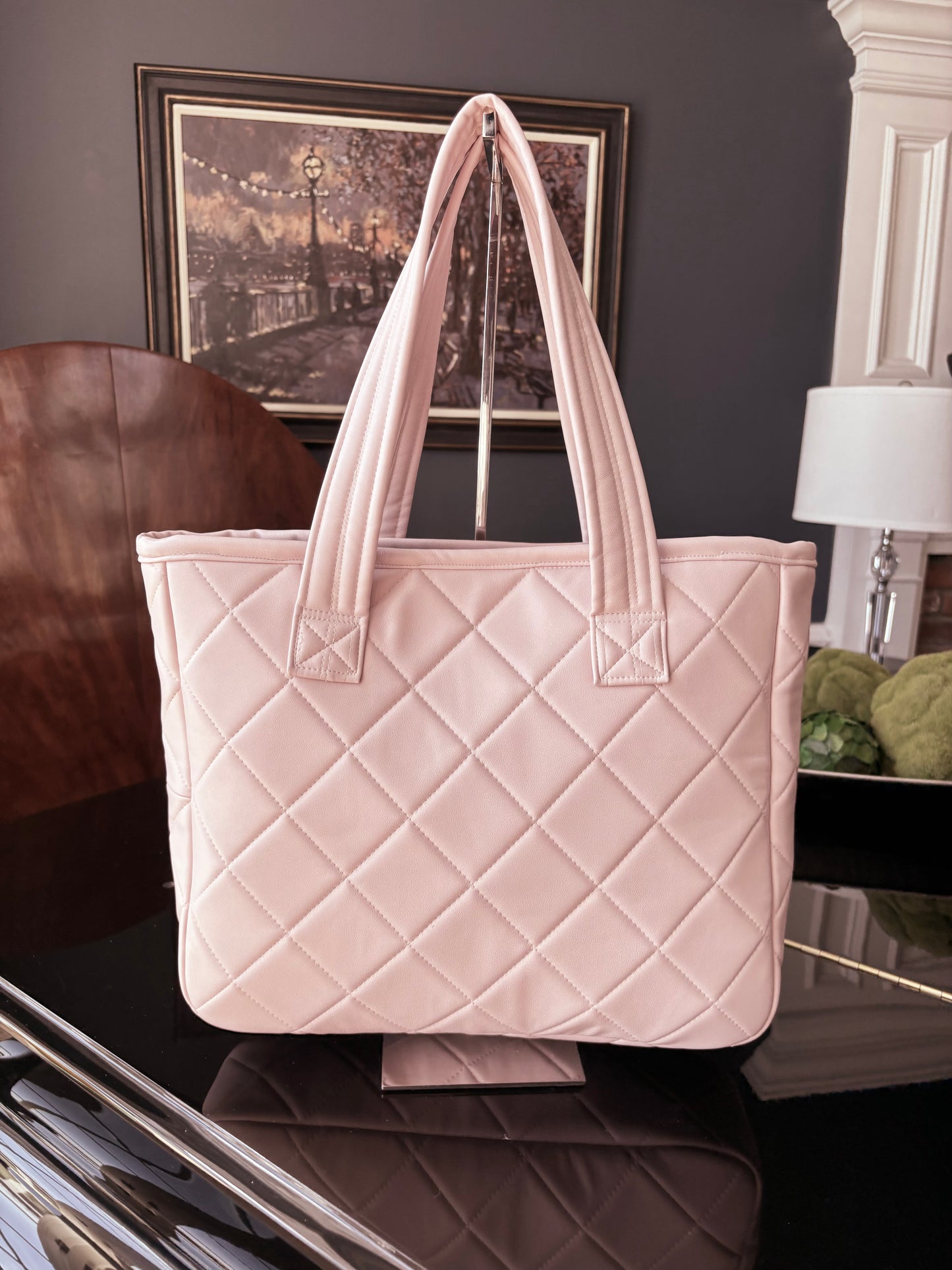 Vegan Leather Tote Bag