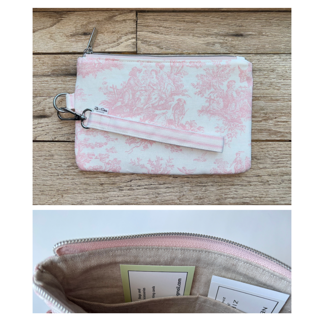 Large Fabric Bare Essentials  Bag