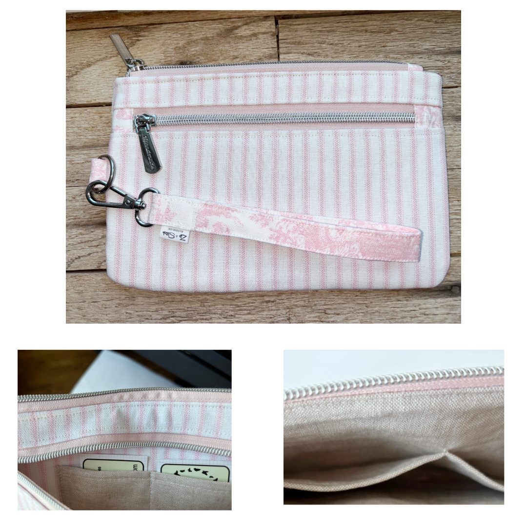 Large Fabric Bare Essentials  Bag